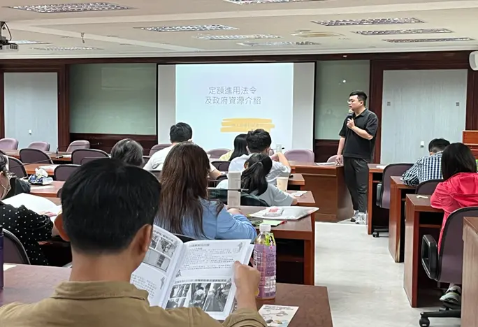 打造友善職場!中市勞工局連辦5場定額進用宣導會 助企業媒合身障人才