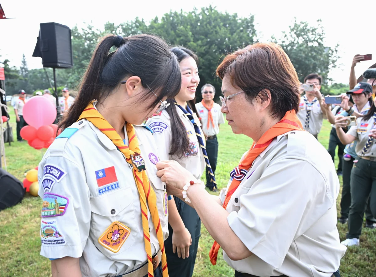 彰化溪湖糖廠童軍體驗營登場!王惠美表揚優秀童軍 逾570名親子同樂
