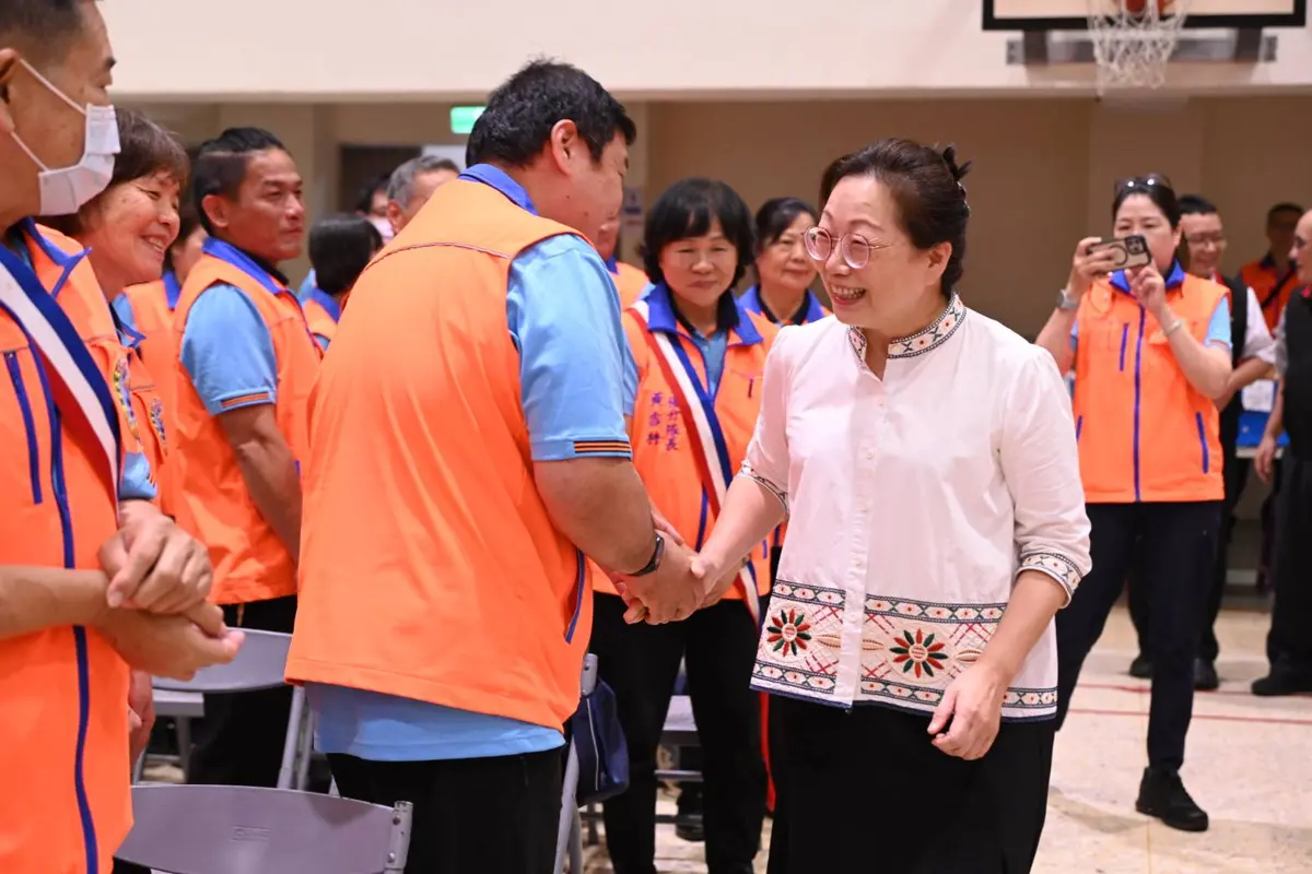 花蓮守望相助隊常年訓練 徐榛蔚親臨感謝:你們是地方安定的後盾
