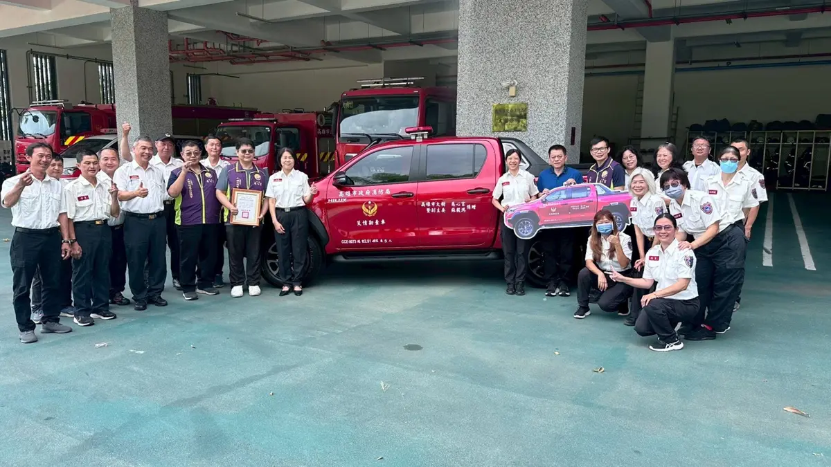 大樹慈心宮捐贈警備車！公私協力強化在地救災，守護家園更給力