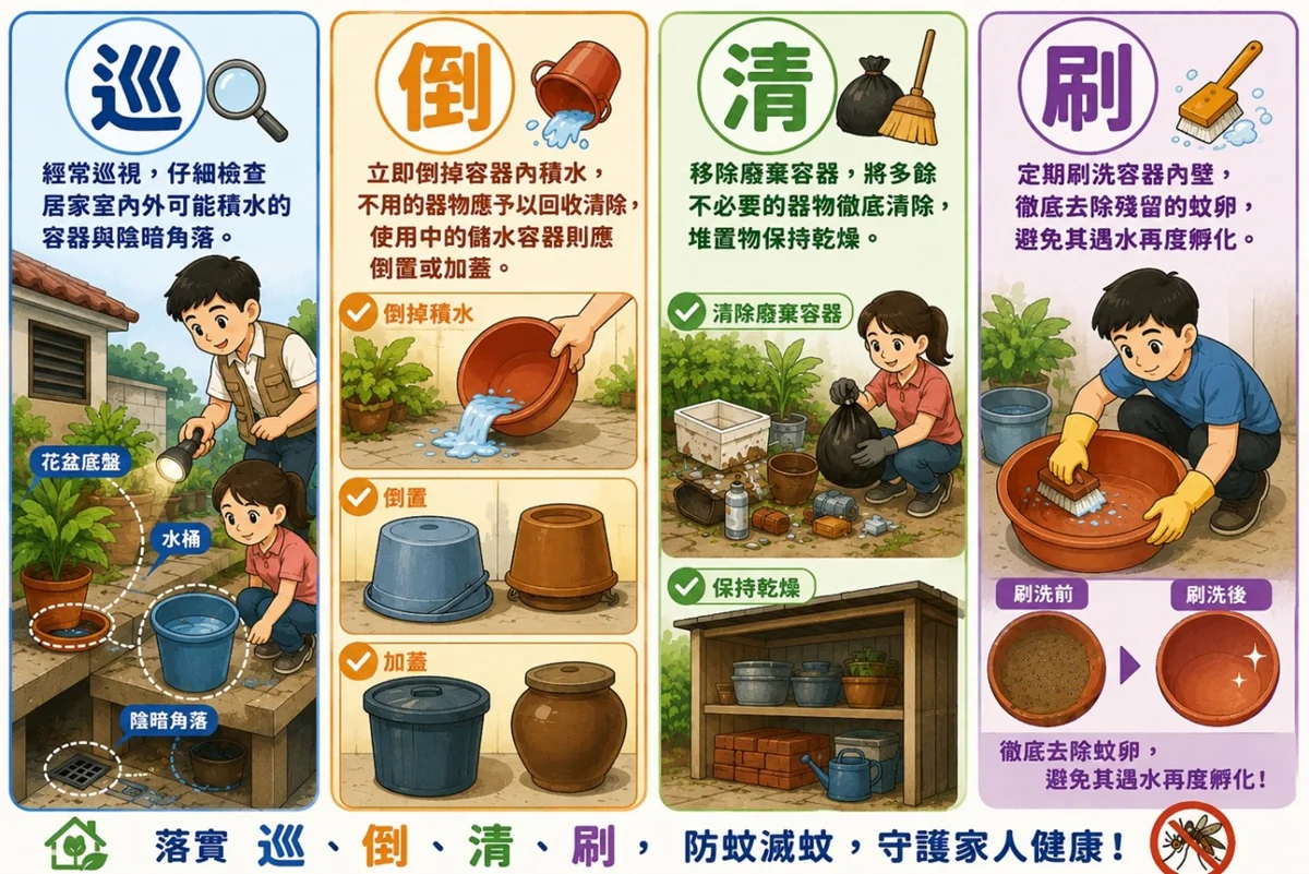 網售防蚊掛片當心挨罰15萬!中市環保局籲落實「巡倒清刷」防登革熱