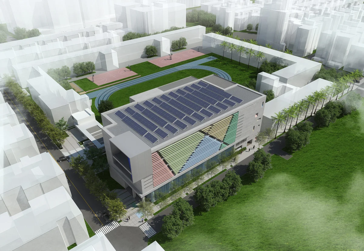 松山區新亮點！西松國小活動中心今上梁 預計2027年完工添地下停車場