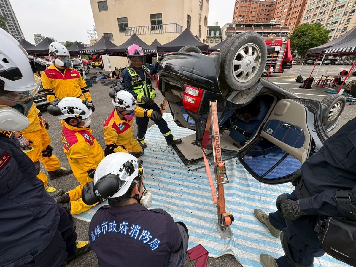 圖片來源:高雄市政府消防局-新聞稿