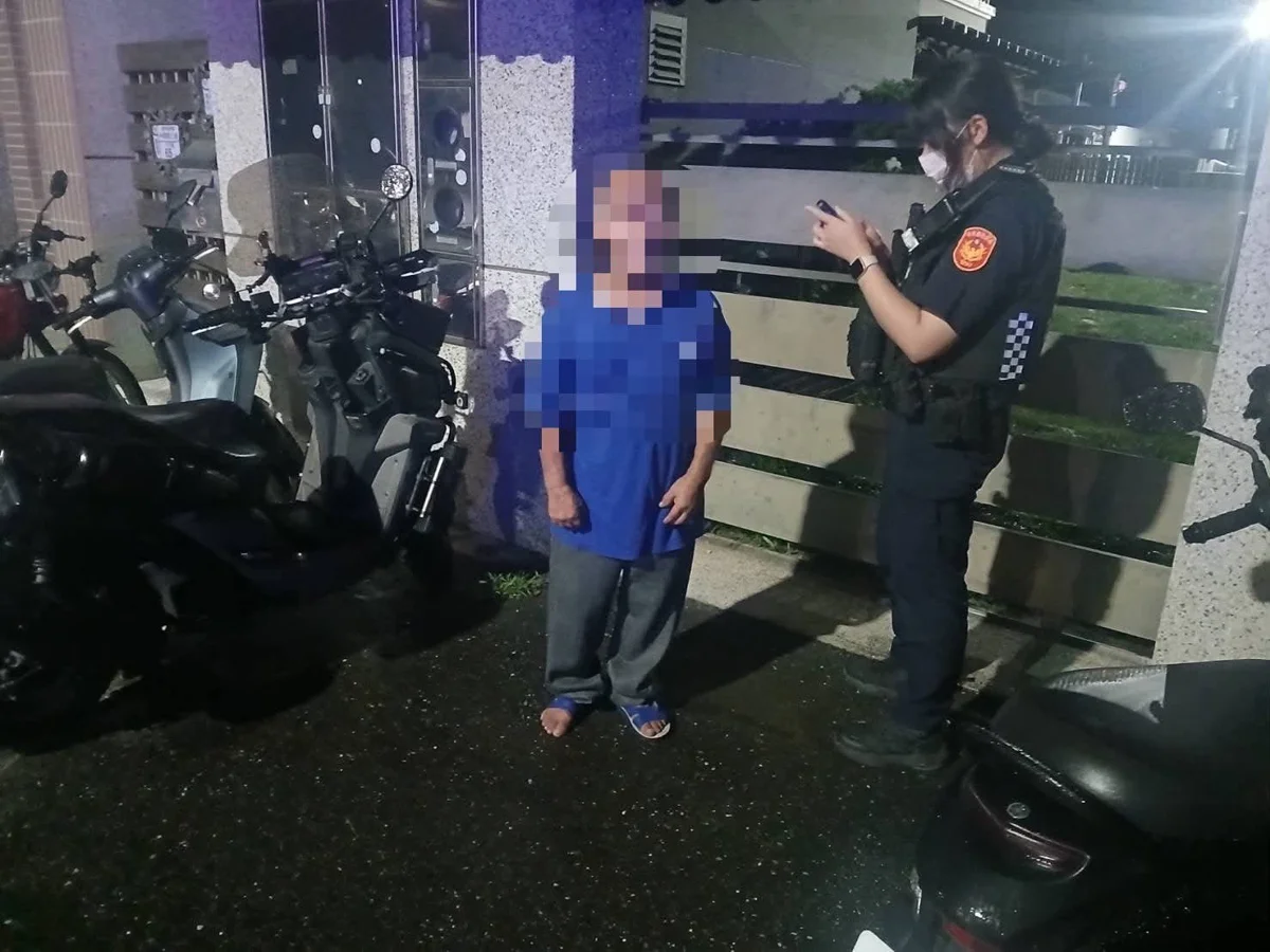 臺東長者雨中迷途徘徊!永樂派出所員警暖心陪伴助平安返家