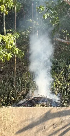 苗栗頭屋驚見濃煙!消防員巡邏撞見「無人火燒田」 急籲:亂燒雜草最高罰10萬