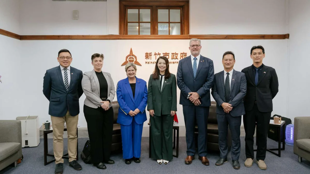 澳洲昆士蘭訪團拜會竹市府 高虹安盼深化台澳科技與青年交流