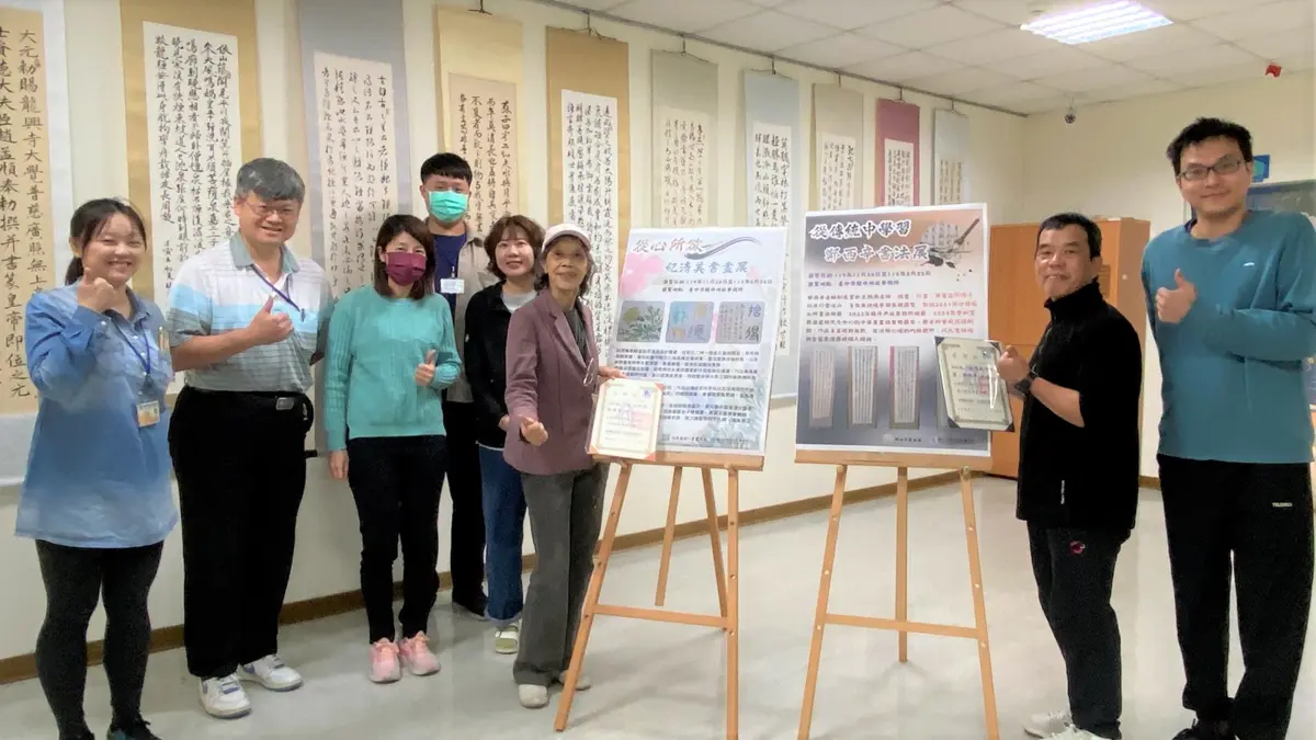 龍井地政所變身藝廊!雙藝術家聯展登場,洽公也能看展陶冶性情