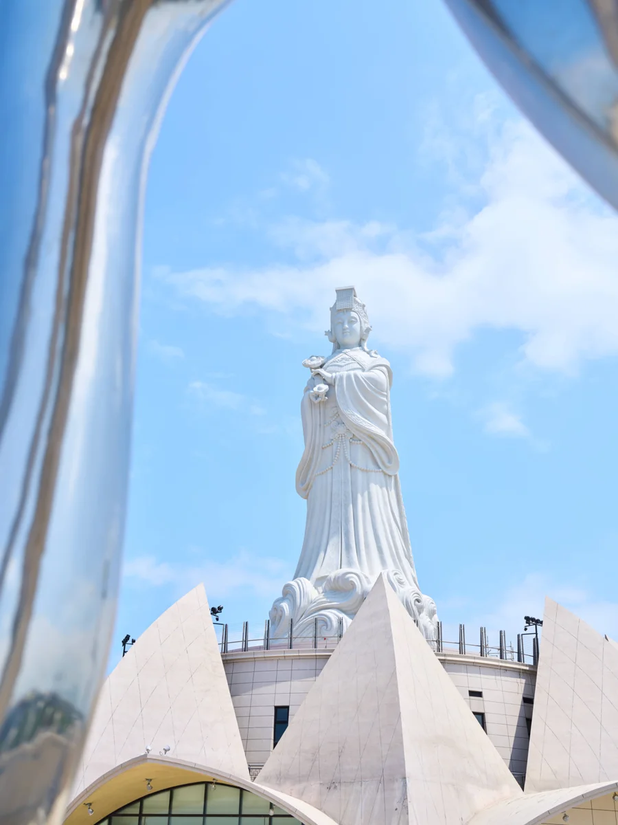 台中大安最新打卡點!金曲歌后孫淑媚帶路解鎖全台最高媽祖絕美視角