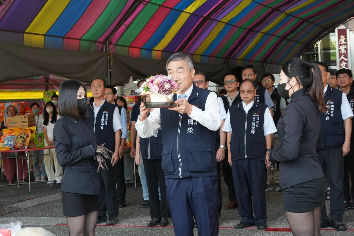 【中元普渡】祈求風調雨順度過颱風!台中市府普渡「鎮機之寶」乖乖成亮點
