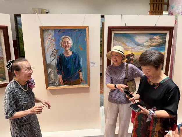 臺南客家文化會館「清美金石個展」開幕!賴清美42件畫作驚豔登場