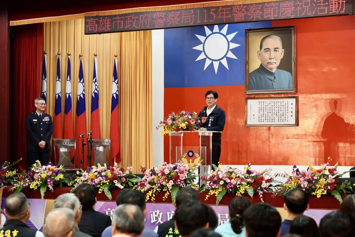 高雄治安滿意度全台第一!陳其邁感謝警界英雄,宣布多項福利再升級