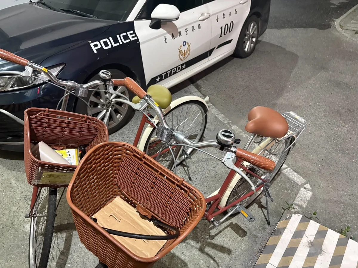 吃完滷味腳踏車竟消失!臺東寶桑警調監視器破「誤騎烏龍」助旅客尋回
