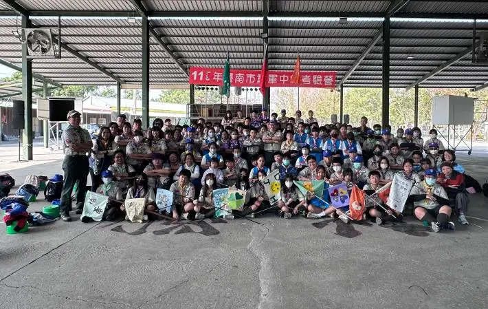 百位童軍齊聚後壁！臺南中級考驗營登場 4天3夜挑戰野外生存技能