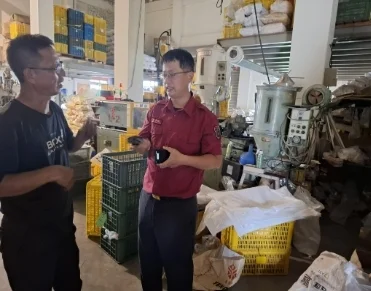 落實廠區防災!鹿港分隊執行工廠消防安全查察 現場教學操作要領