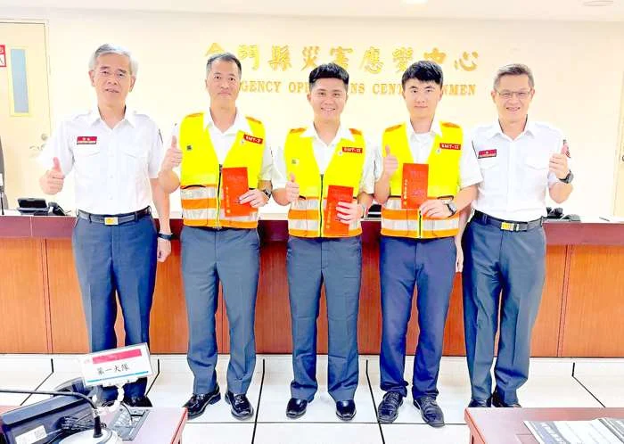 【在地頭條】神救援!從死神手中搶人 金門消防4名英雄獲頒「救命之星」