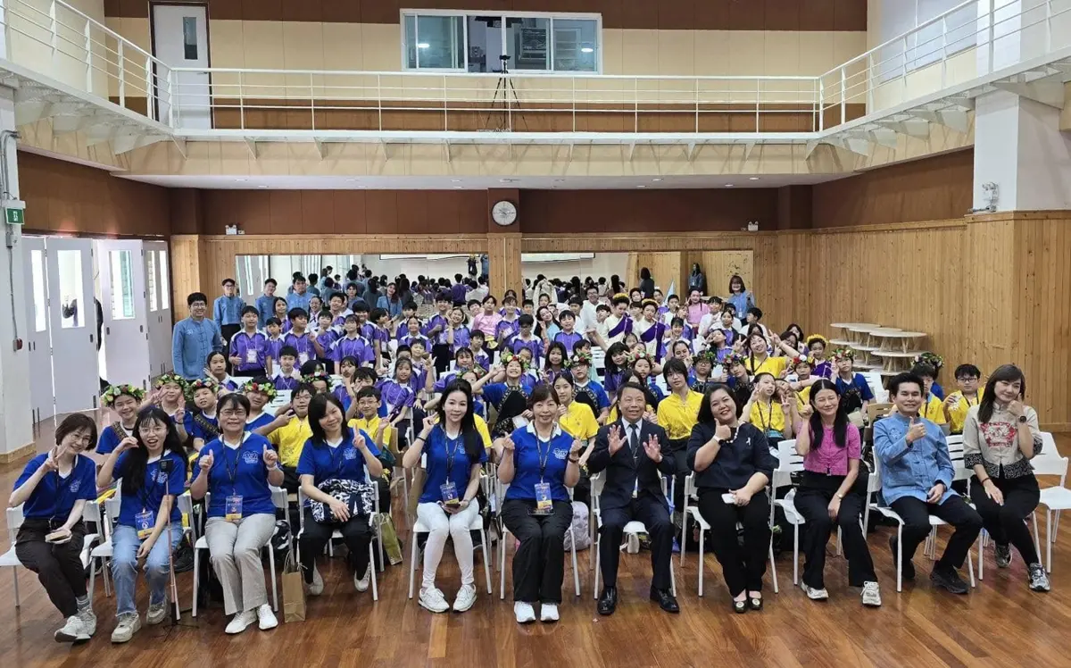 跨越2萬公里!東湖國小訪泰國姊妹校 鼓陣、原民歌聲驚豔清邁