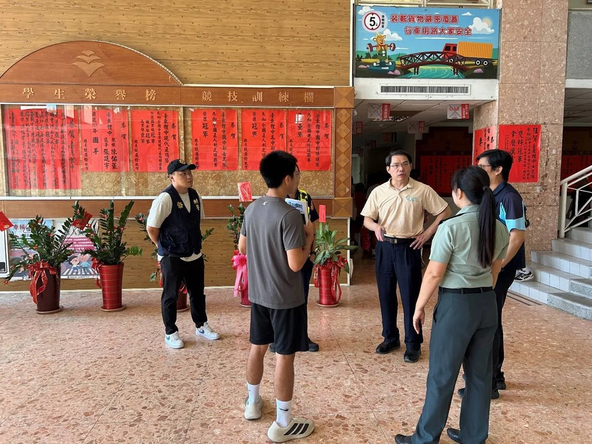 守護學子!臺東少年警啟動「校園安全檢測」 聚焦4大防護主軸消滅治安死角
