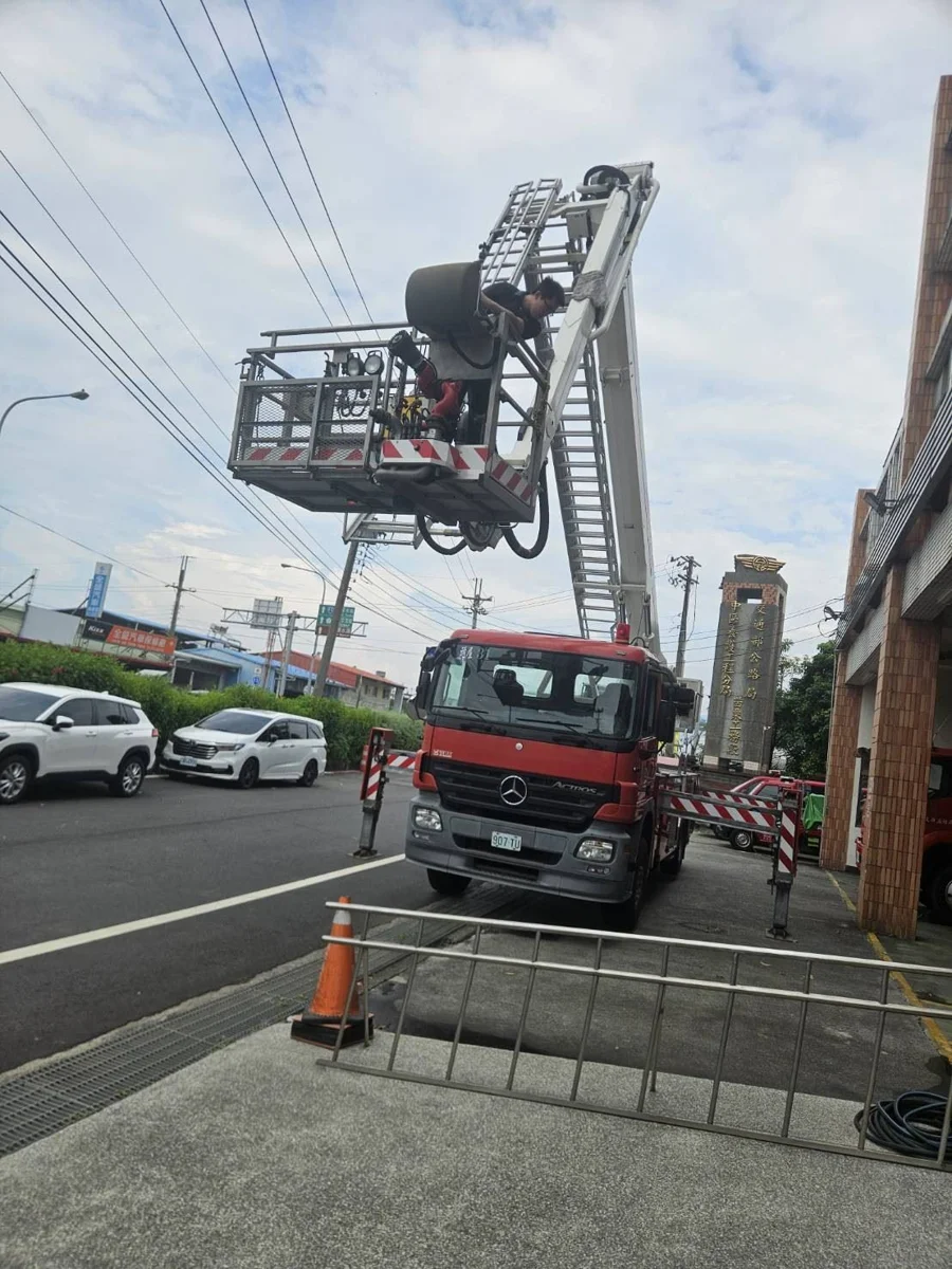 【高樓救援攻略】頭屋分隊實戰演練大公開!提升雲梯車操作戰力守護苗栗