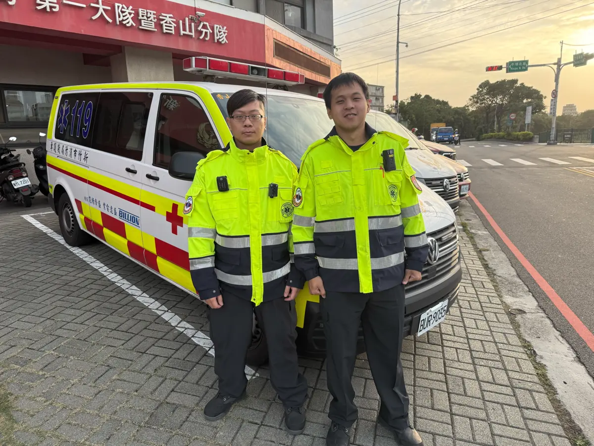 竹市男癲癇OHCA倒下!同事神救援CPR+消防員6分鐘接力搶回一命