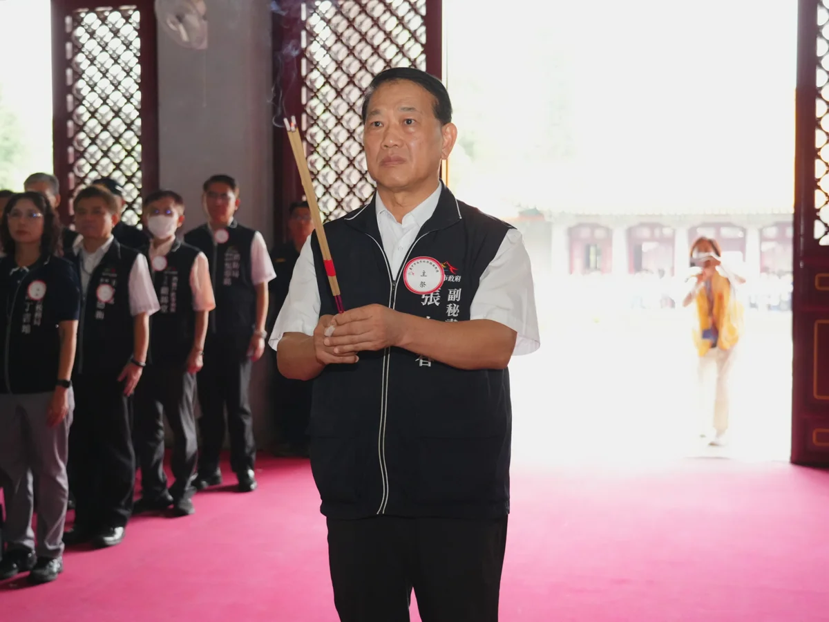 台中市秋祭典禮追思先烈 捨身救人消防班長郭來旺正式入祀
