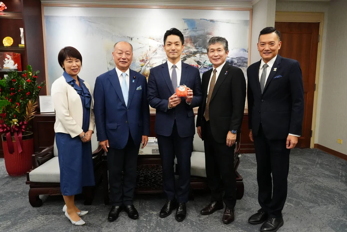 蔣萬安會見日本眾議員高木啓!提「3大領域」深化臺日合作