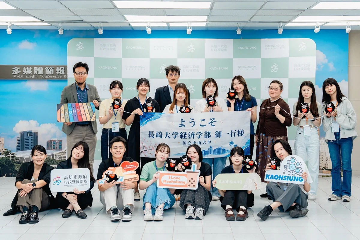 長崎大學師生拜會高市府!熊本強震見真情 學生當面暖心致謝