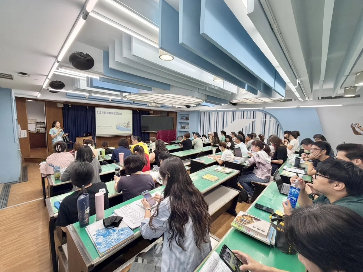 生命教育向下扎根!台中市教師動保巡迴宣導前進東海大學附小