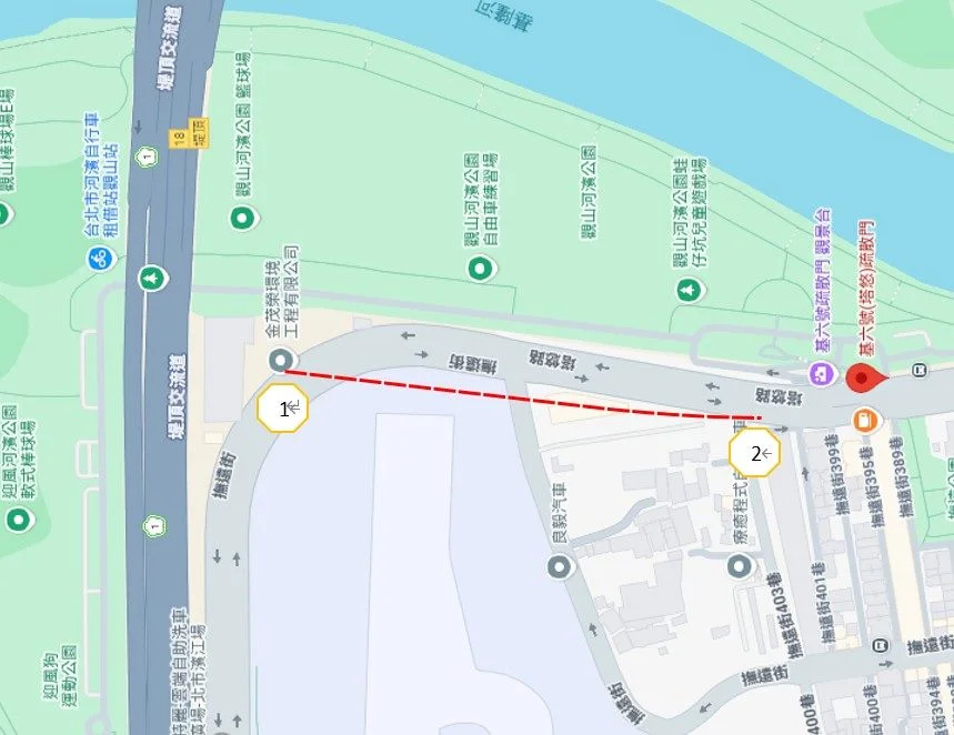 松山觀山河濱公園8/10施工封閉!改道資訊一次看