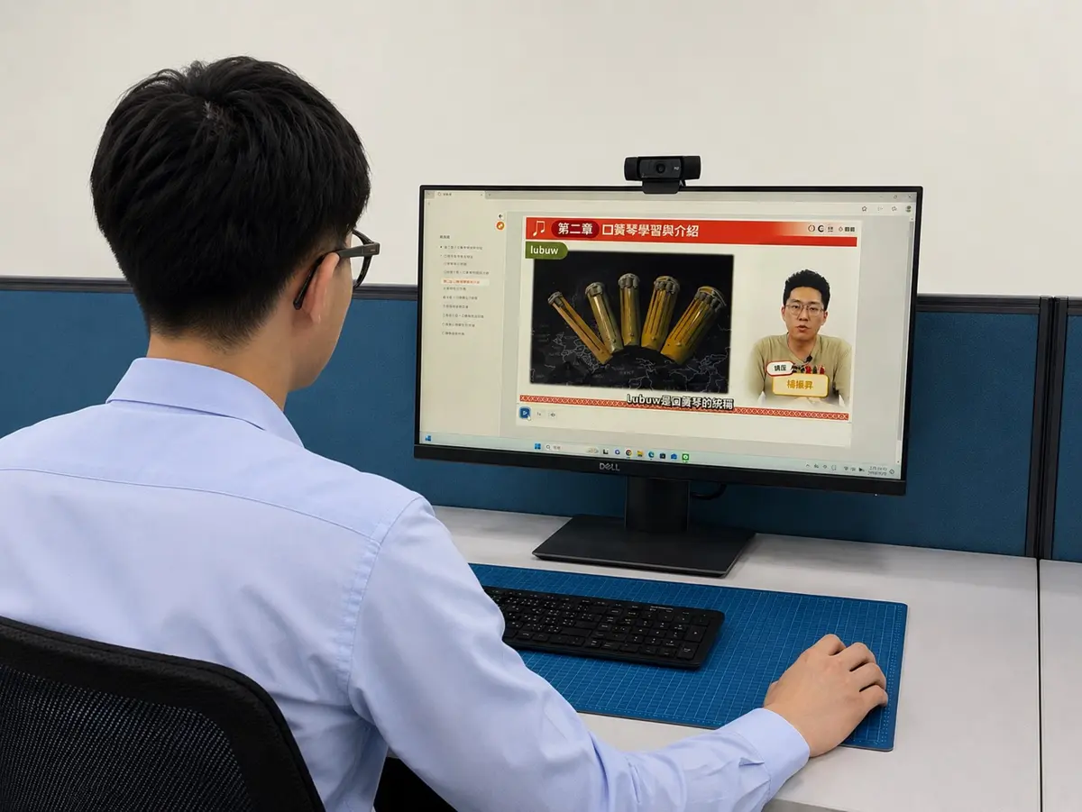 台中原民文化課免費線上學!泰雅口簧琴、傳統織布在家就能體驗