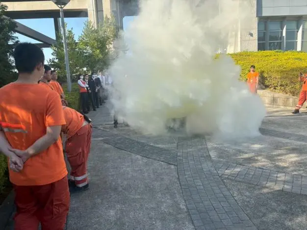 高鐵苗栗站年前防災總動員!攜手後龍消防實戰演練 確保返鄉旅客安全