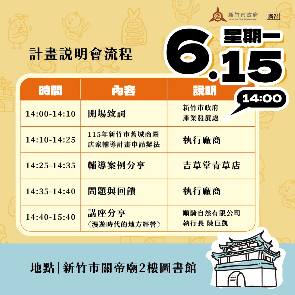 圖片來源:新竹市政府