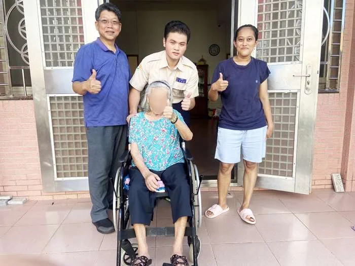 金門榮服處攜手慈濟送暖！為高齡阿嬤打造無障礙斜坡 居家安全大升級