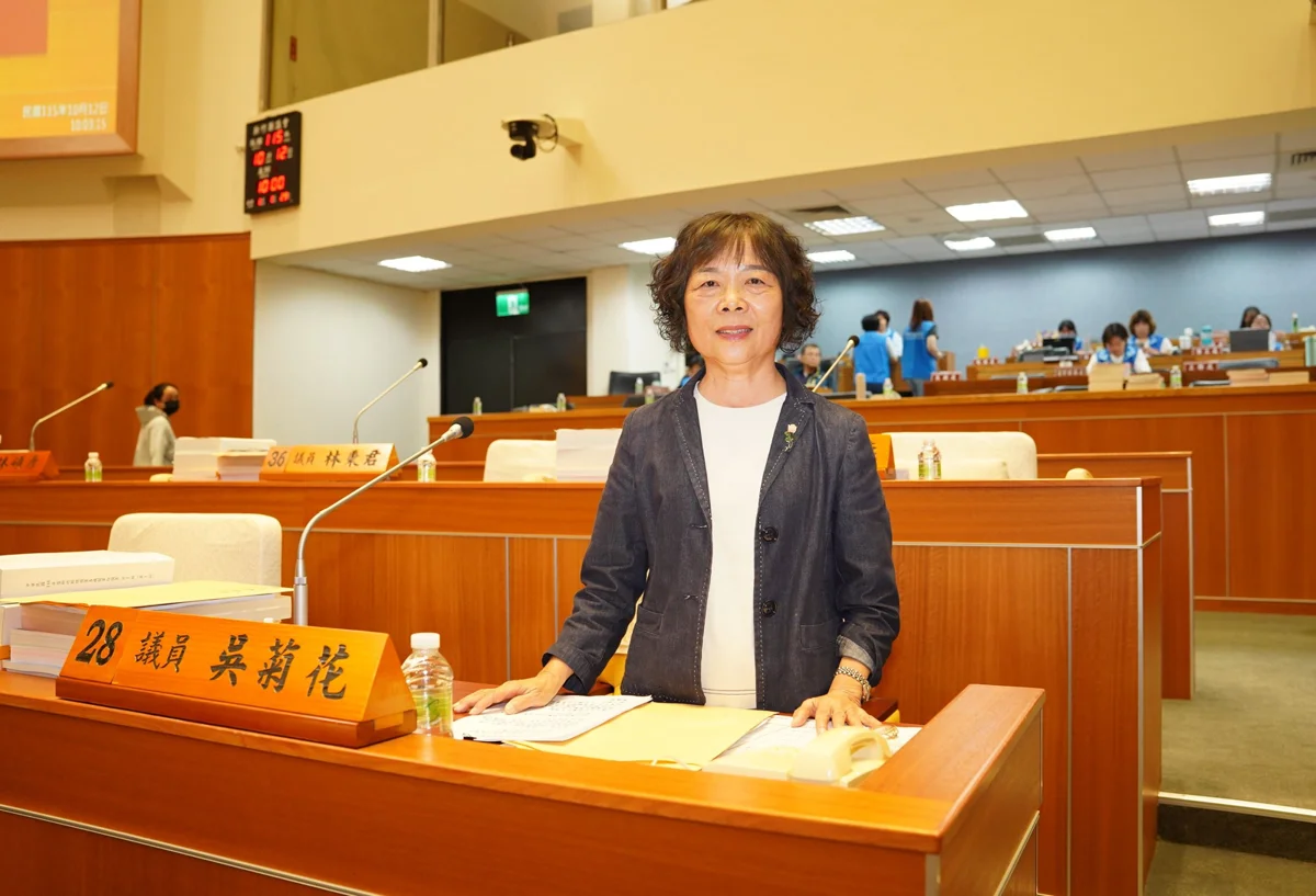 竹縣總質詢登場!議員吳菊花力爭增設2歲專班與敬老福利