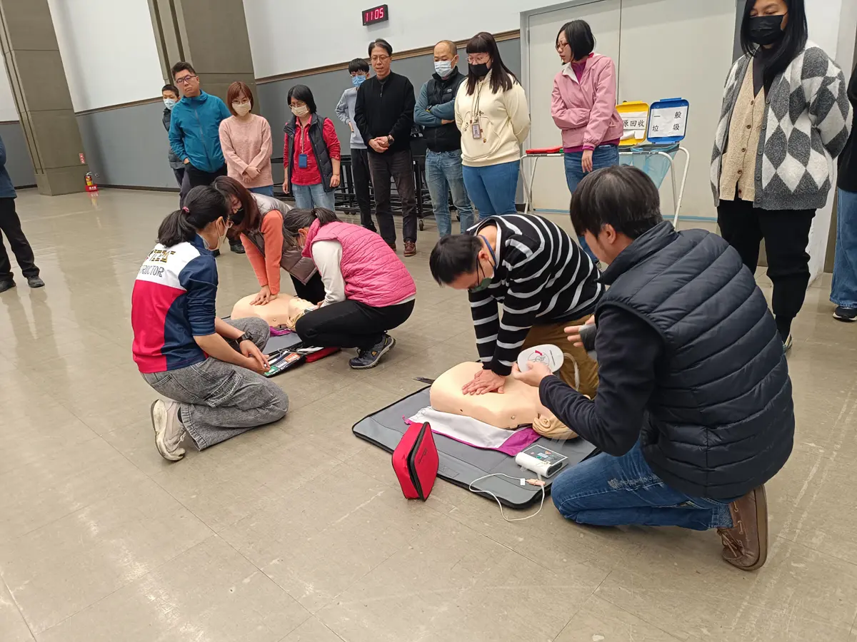 台中公僕變身救命英雄!市府全員推廣CPR+AED訓練 守護300萬市民安全