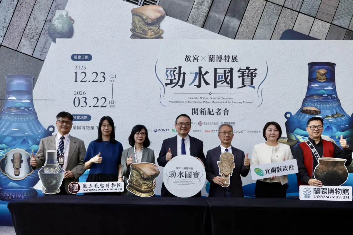故宮國寶「肉形石」首次東巡！宜蘭蘭博「勁水特展」6大珍寶搶先開箱