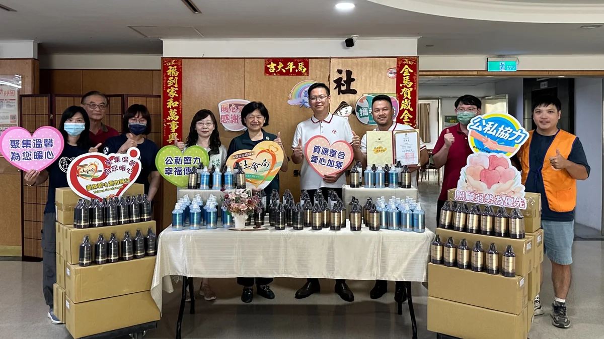 企業送暖!台南市獲贈逾568萬洗沐用品 助弱勢家庭減輕負擔