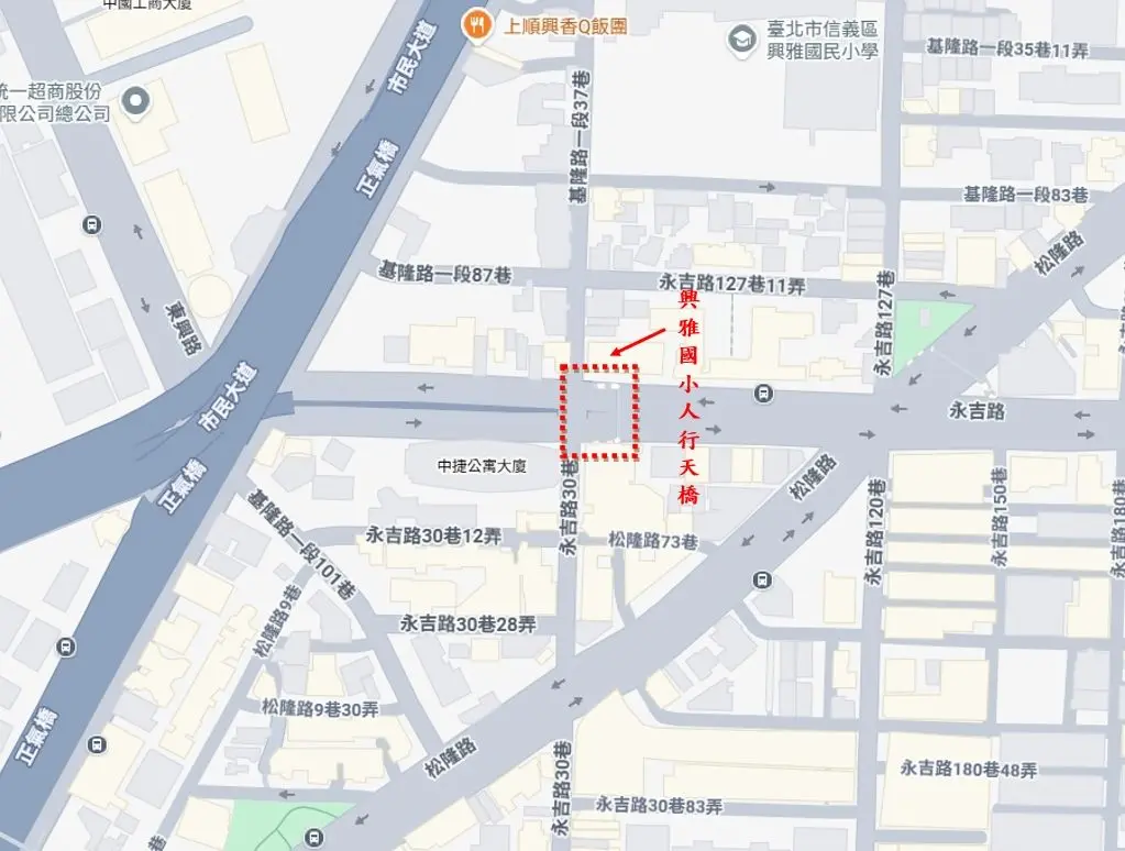 再見了!信義區40年興雅國小天橋3/16起拆除,夜間封路時間、替代道路一次看懂