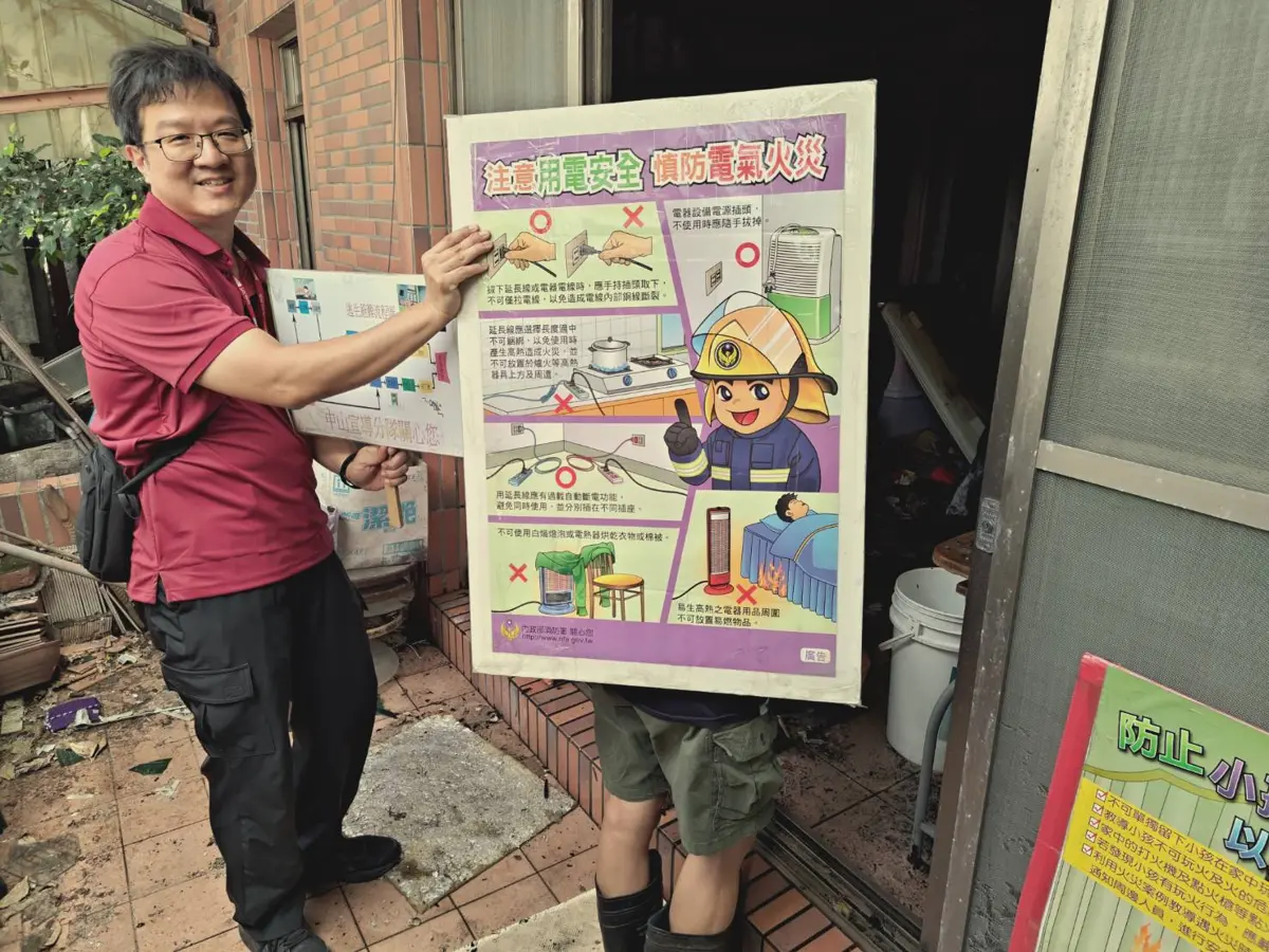 中山區驚傳電線走火！消防隊急赴現場揭「5大用電殺手」，你家也有嗎？