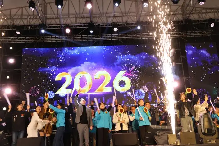 雲林跨年夜嗨翻!羅志祥、韓團HIGHLIGHT領11組卡司接力唱,2萬人擠爆田徑場迎2026