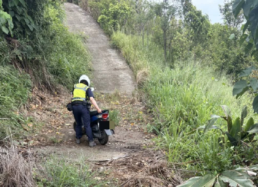機車卡草叢驚魂!旅客迷航太麻里山徑 大武警暖心神救援