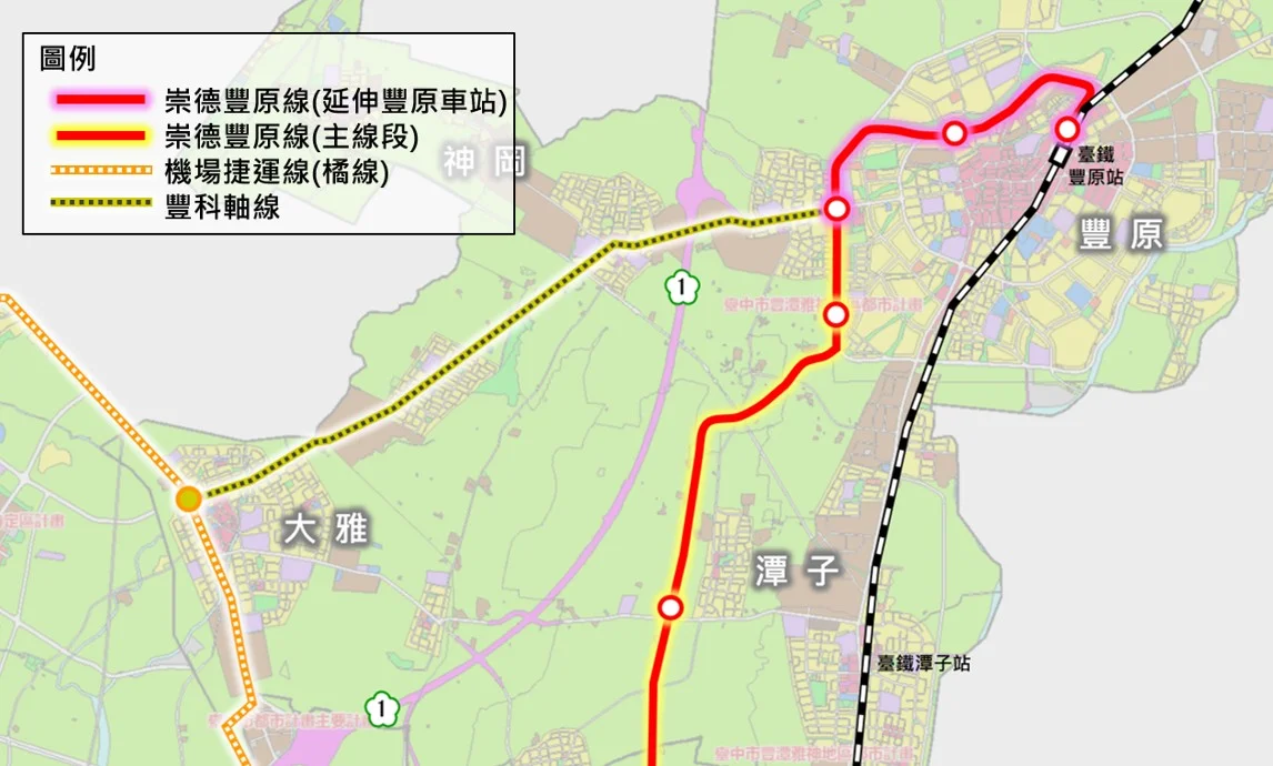 台中捷運紅線有望延伸!串聯豐原車站「新增2站」 縮短山城交通落差