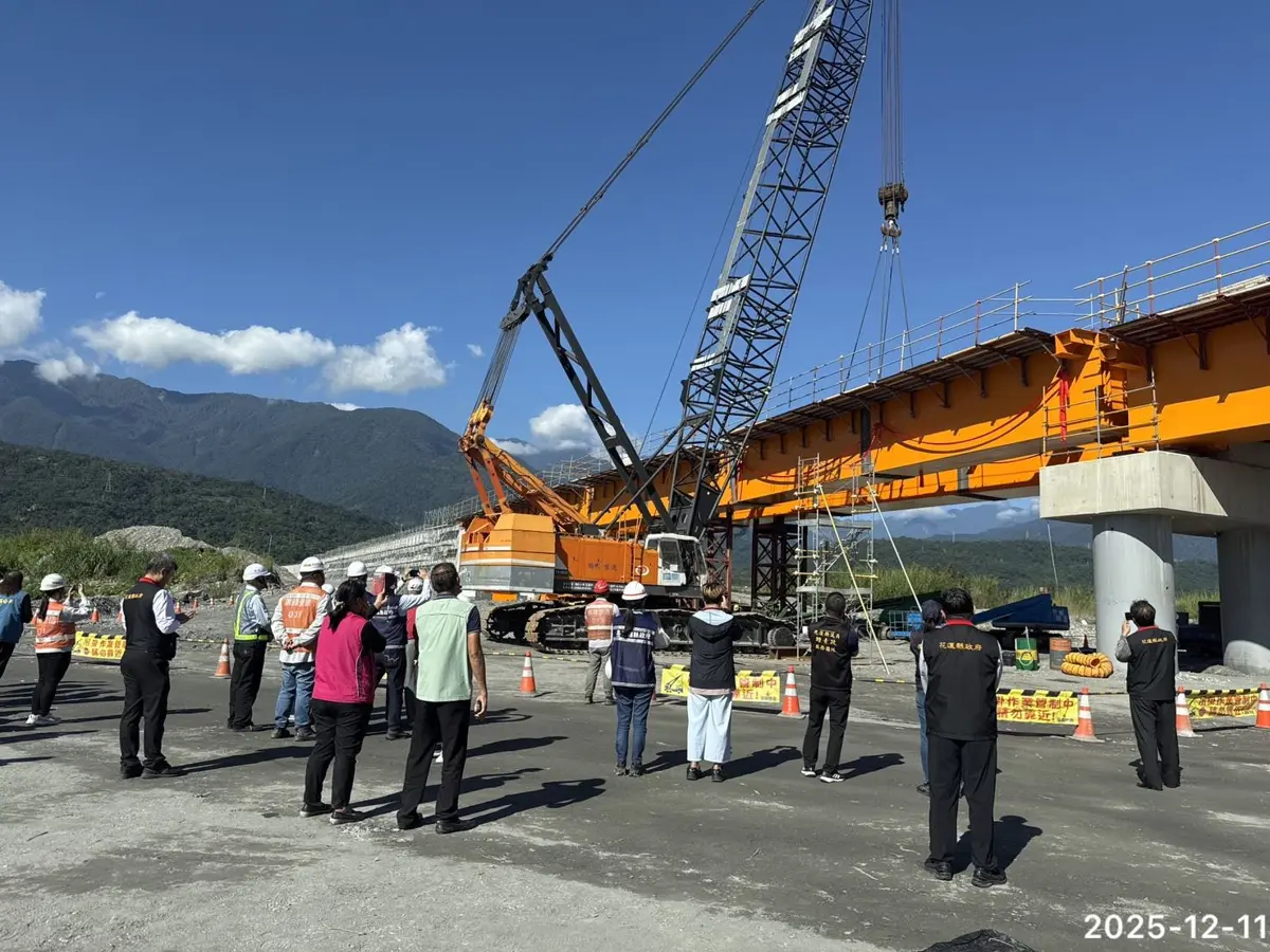 花蓮南區強心針！0918震毀3大橋梁重建進度超前，高寮大橋拼春節前通車