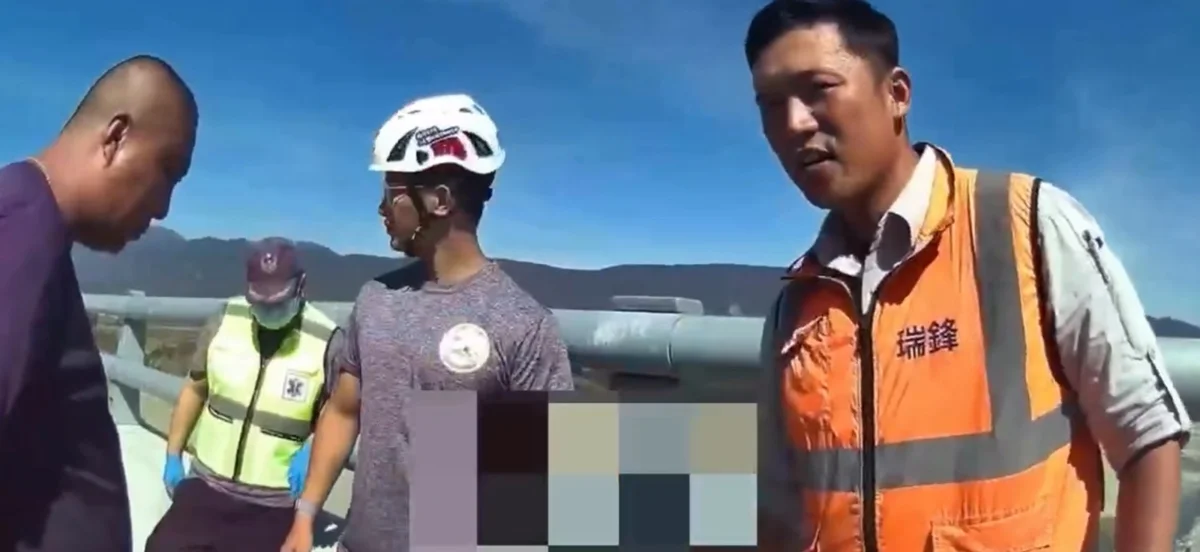 海端鄉池上大橋驚傳民眾險輕生!警消耐心勸導成功化解危機