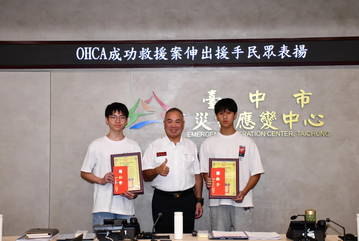 台中救護創紀錄！OHCA救活率飆破4成 10人中救回4人