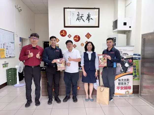 清明前夕送暖！大湖弘大醫院慰問消防隊，致贈物資感謝守護家園