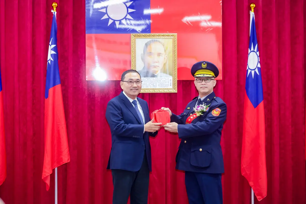 新北捷運警察隊今成軍!侯友宜:三鶯線2026年通車 專責警力守護通勤安全
