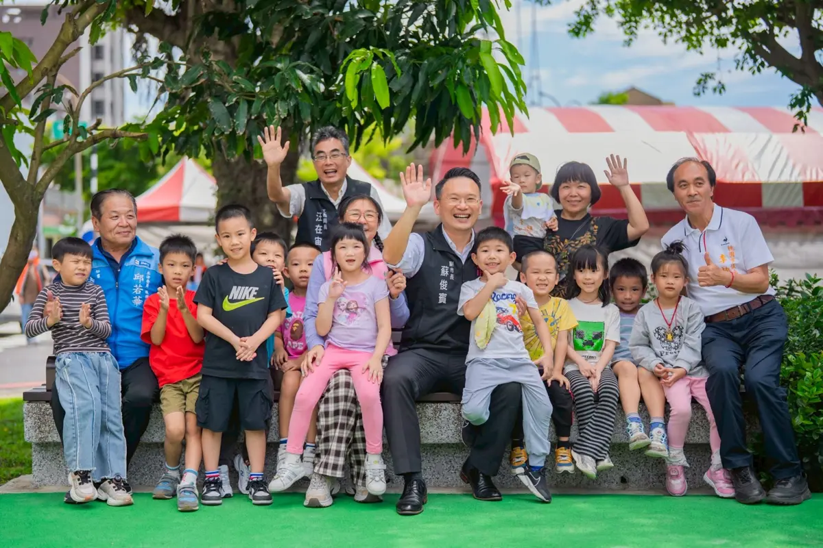 大溪新景點！埔仁公園今啟用 蘇俊賓：桃園人均綠地3年翻倍成長