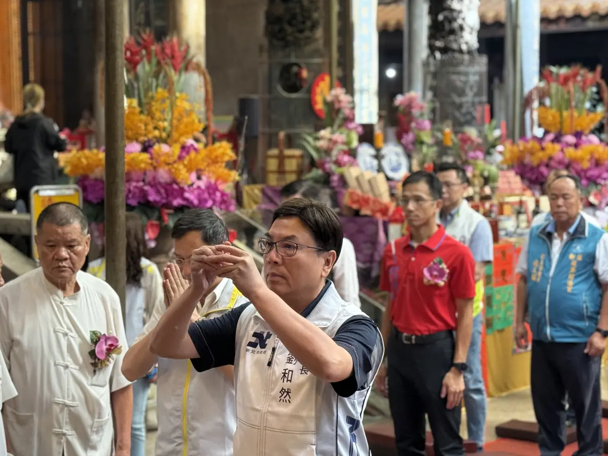 新莊大拜拜登場 劉和然親自祝賀文武大眾爺
