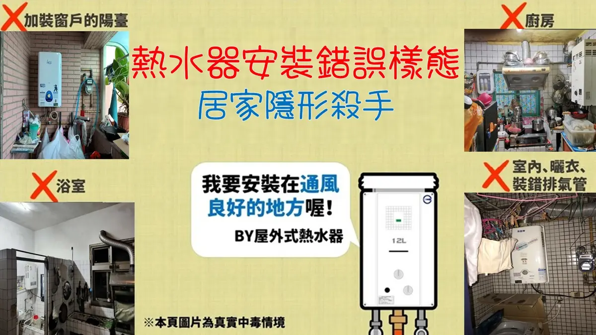 冷氣團明晚報到!宜蘭消防局急籲:洗澡注意這件事,小心「隱形殺手」一氧化碳中毒