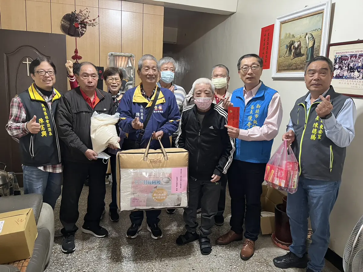 板橋公私協力送暖!慈后宮、深丘福德宮聯手關懷獨老 寒冬注入溫情